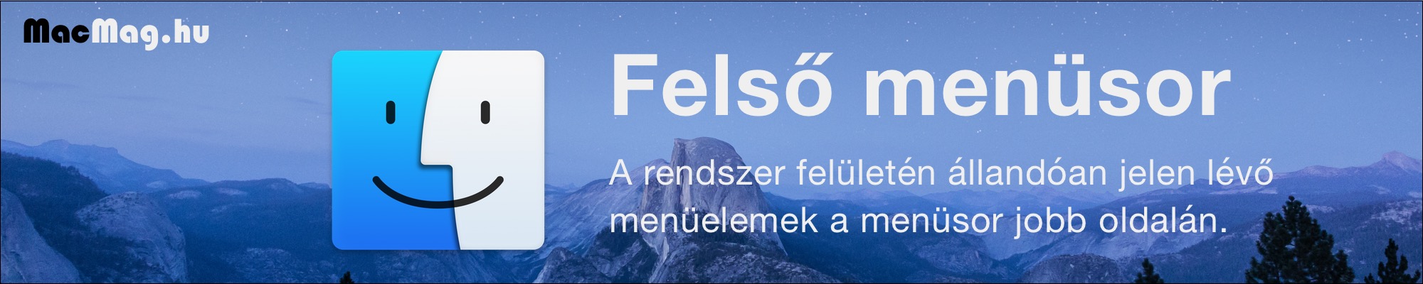 MacMag.hu - macOS a felső menü elemei, menü extrák