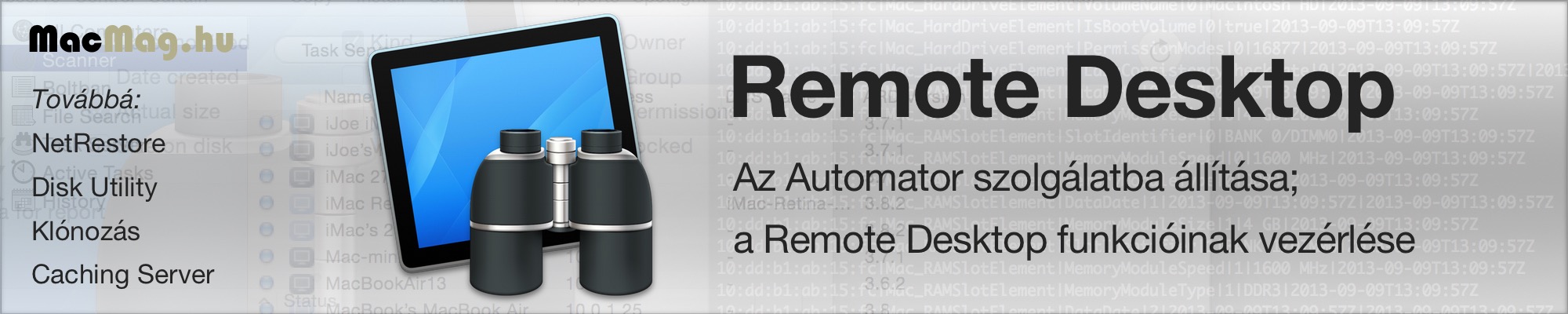 Apple Remote Desktop cikksorozat - Az Automator szolgálatba állítása